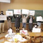 朝日町に伝わる昔話からみんなで絵をつくりました！【報告】