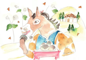 『そばまんじゅう』山形県朝日町に伝わる昔話