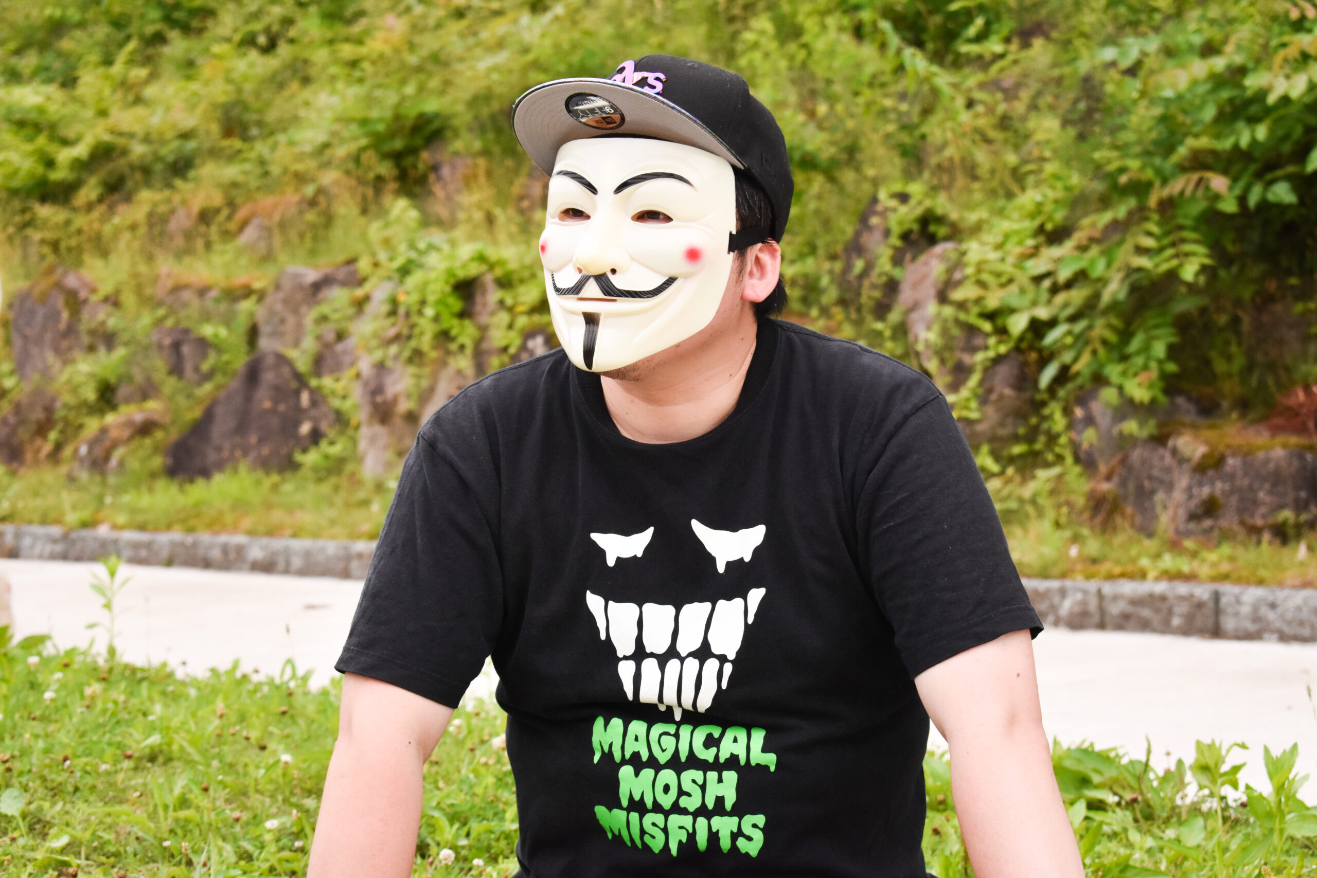 末吉良ボーイヅ代表 顔出しNGとのことで鬼の格好です