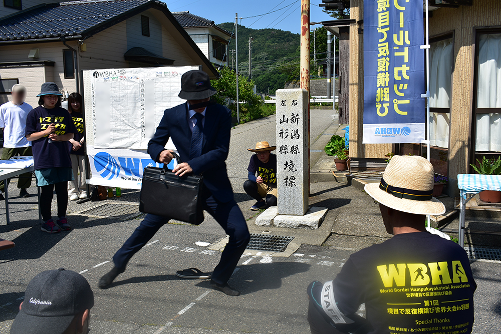 第1回世界境目で反復横跳び大会in羽越