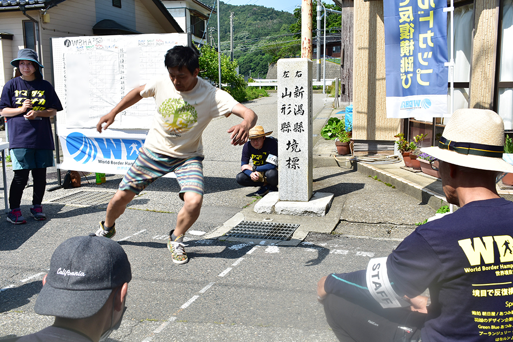 第1回世界境目で反復横跳び大会in羽越